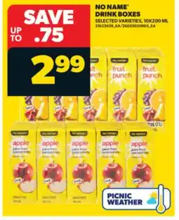 Real Canadian Superstore NO NAME DRINK BOXES, 10X200 ML offer