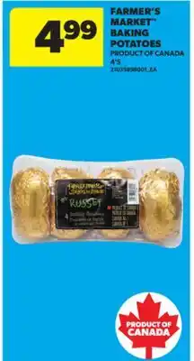 Real Canadian Superstore FARMER'S MARKET BAKING POTATOES, 4'S offer