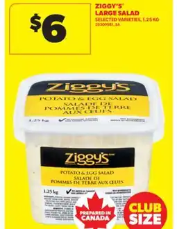 Real Canadian Superstore ZIGGY'S LARGE SALAD, 1.25 KG offer