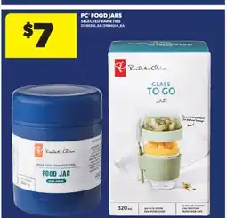 Real Canadian Superstore PC FOOD JARS offer