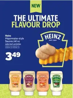 Real Canadian Superstore HEINZ MAYONNAISE-STYLE SAUCES 340 ML offer