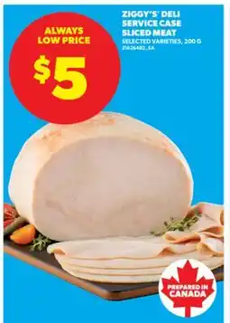 Real Canadian Superstore ZIGGY'S DELI SERVICE CASE SLICED MEAT, 200 G offer