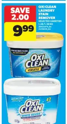 Real Canadian Superstore OXI CLEAN LAUNDRY STAIN REMOVER, 1.28/1.36 KG offer