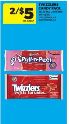 Real Canadian Superstore TWIZZLERS CANDY PACK offer