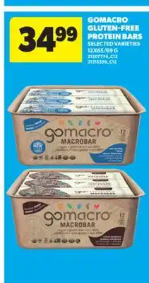 Real Canadian Superstore GOMACRO GLUTEN-FREE PROTEIN BARS, 12X65/69 G offer
