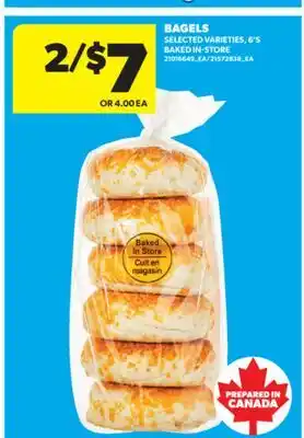 Real Canadian Superstore BAGELS, 6' S offer