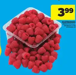 Real Canadian Superstore RASPBERRIES, 6 OZ offer