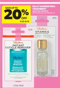 Real Canadian Superstore SALLY HANSEN NAIL TREATMENT offer