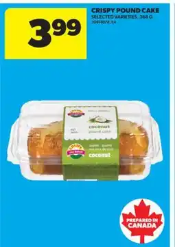 Real Canadian Superstore CRISPY POUND CAKE, 368 G offer