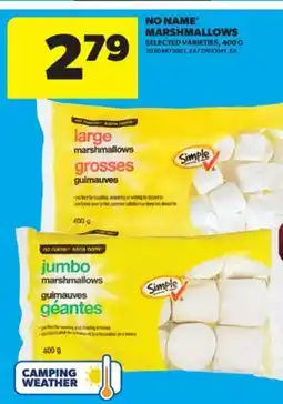 Real Canadian Superstore NO NAME MARSHMALLOWS, 400 G offer