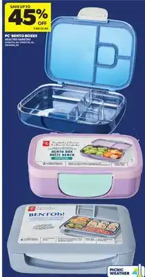 Real Canadian Superstore PC BENTO BOXES offer