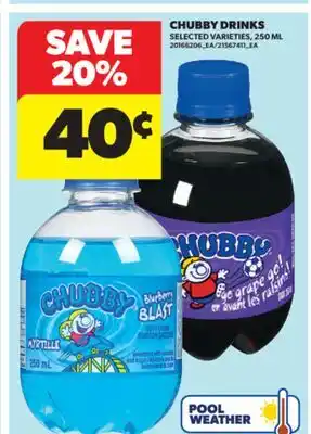 Real Canadian Superstore CHUBBY DRINKS, 250 ML offer