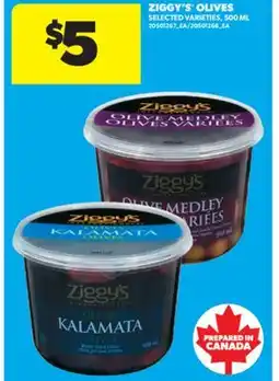 Real Canadian Superstore ZIGGY'S OLIVES, 500 ML offer