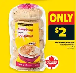 Real Canadian Superstore NO NAME BAGELS, 6'S offer