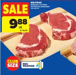 Real Canadian Superstore RIB STEAK offer