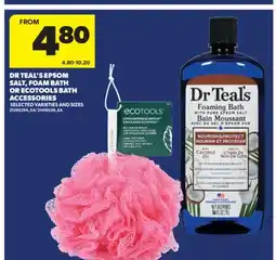 Real Canadian Superstore DR TEAL'S EPSOM SALT, FOAM BATH OR ECOTOOLS BATH ACCESSORIES offer