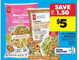 Real Canadian Superstore PC CHOPPED SALAD KITS, 282-369 G offer