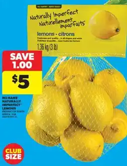Real Canadian Superstore NO NAME NATURALLY IMPERFECT LEMONS, 3 LB offer