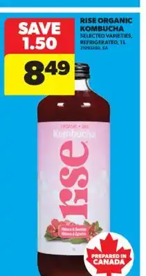 Real Canadian Superstore RISE ORGANIC KOMBUCHA, 1 L offer