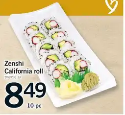 Fortinos ZENSHI CALIFORNIA ROLL, 10 PC offer