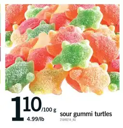Fortinos SOUR GUMMI TURTLES offer