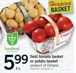 Fortinos FIELD TOMATO BASKET OR POTATO BASKET, 3L offer