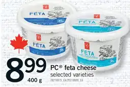 Fortinos PC FETA CHEESE, 400 G offer