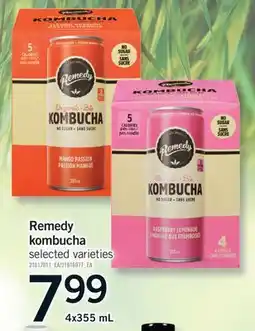 Fortinos REMEDY KOMBUCHA, 4X355 ML offer
