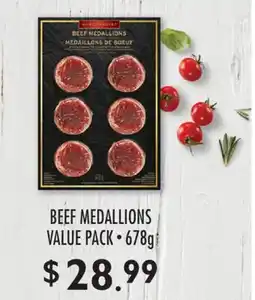 Fortinos BEEF MEDALLIONS, 678g offer