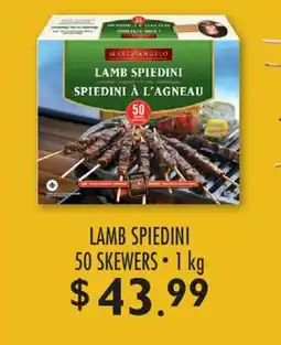 Fortinos LAMB SPIEDINI 50 SKEWERS, 1 kg offer
