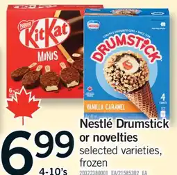 Fortinos NESTLÉ DRUMSTICK OR NOVELTIES, 4-10'S offer