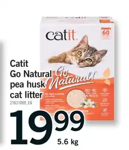 Fortinos CATIT GO NATURAL PEA HUSK CAT LITTER, 5.6 kg offer