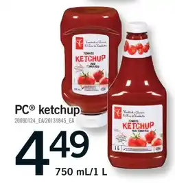 Fortinos PC KETCHUP, 750 ML offer
