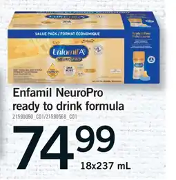 Fortinos ENFAMIL NEUROPRO READY TO DRINK FORMULA, 18x237 mL offer
