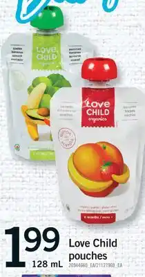 Fortinos LOVE CHILD POUCHES, 128 mL offer