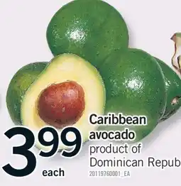 Fortinos CARIBBEAN AVOCADO offer