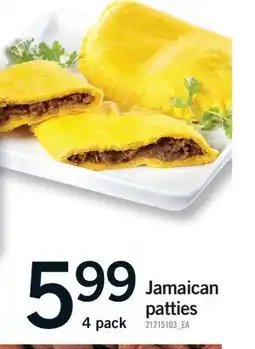 Fortinos JAMAICAN PATTIES, 4 pack offer