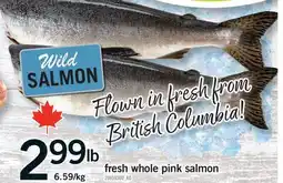 Fortinos FRESH WHOLE PINK SALMON offer