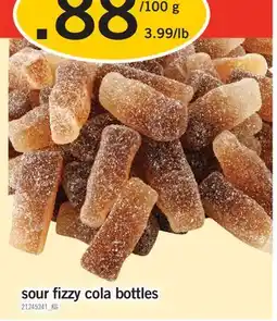Fortinos SOUR FIZZY COLA BOTTLES offer