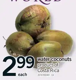 Fortinos WATER COCONUTS offer