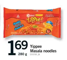 Fortinos YIPPEE MASALA NOODLES, 280 G offer