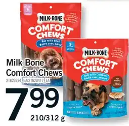 Fortinos MILK BONE COMFORT CHEWS, 210/312 G offer