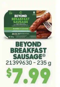 Fortinos BEYOND BREAKFAST SAUSAGE , -235 g offer