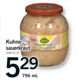 Fortinos KUHNE SAUERKRAUT, 796 ML offer