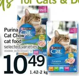 Fortinos PURINA CAT CHOW CAT FOOD, 1.42-2 KG offer