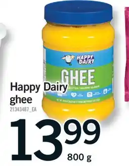 Fortinos HAPPY DAIRY GHEE, 800 G offer