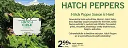 Fortinos HATCH PEPPERS offer