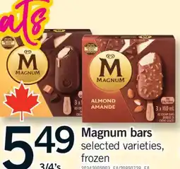 Fortinos MAGNUM BARS, 3/4'S offer