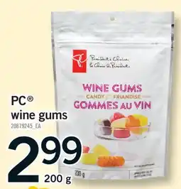 Fortinos PC WINE GUMS, 200 G offer