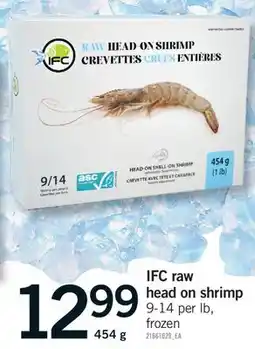 Fortinos IFC RAW HEAD ON SHRIMP, 454 G offer